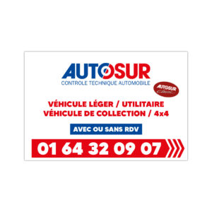 Autosur – Panneau – Pré enseigne Classic – Model B